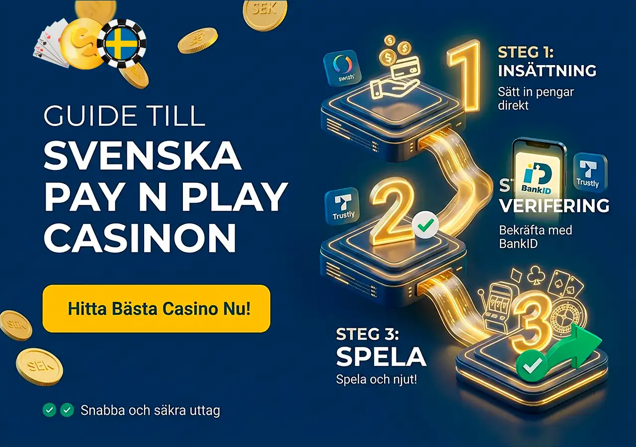 Steg for steg guide till Pay N Play casino med BankID