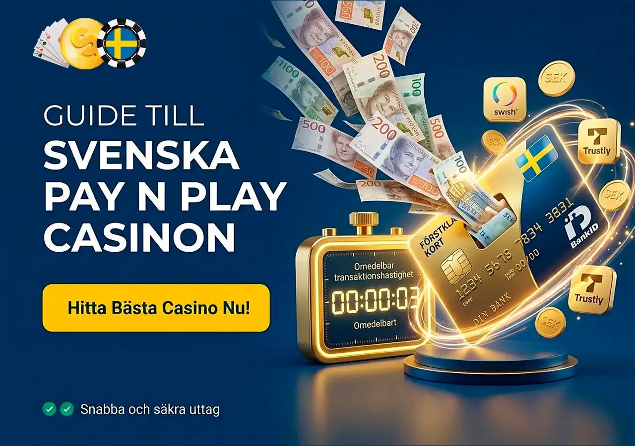 Blixtsnabba uttag direkt till bankkontot med Trustly och Swish